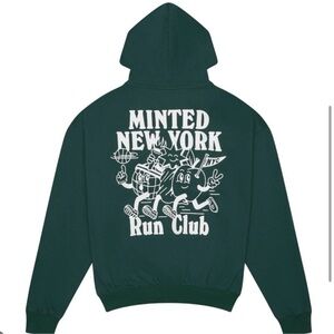 Minted New York Run Club Hoodie Green